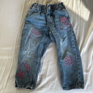 H&M Hello Kitty Jeans Toddler Size 2T